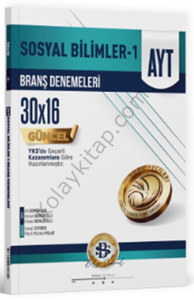 Bilgi Sarmal AYT Sosyal Bilimler 1 30 x 16 Branş Denemeleri