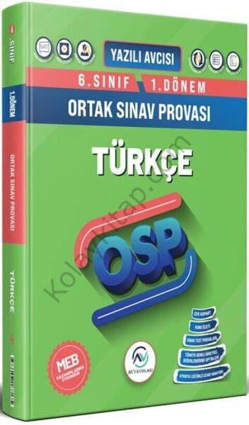 Av Akıllı Versiyon Yayınları 6. Sınıf Türkçe 1. Dönem OSP Orta Sınav Provası