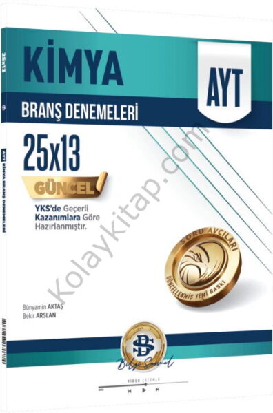 Bilgi Sarmal AYT Kimya 25 x 13 Branş Denemeleri