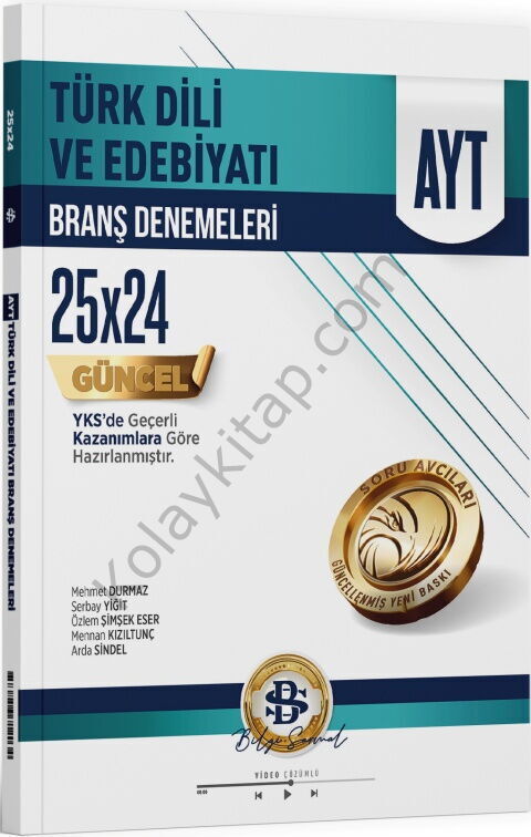 Bilgi Sarmal AYT Türk Dili ve Edebiyatı 25 x 24 Branş Denemeleri