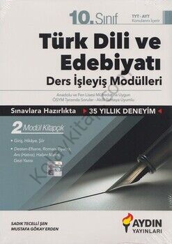 Aydın Yayınları 10. Sınıf Türk Dili ve Edebiyatı Ders İşleyiş Modülleri