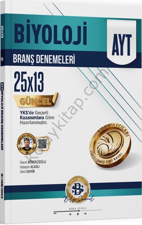Bilgi Sarmal AYT Biyoloji 25 x 13 Branş Denemeleri