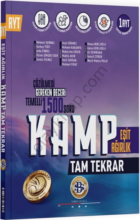 Bilgi Sarmal AYT Eşit Ağırlık Tam Tekrar Kamp