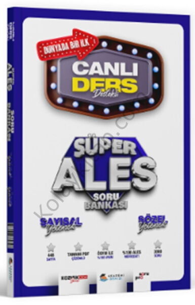 Akademi Denizi ALES Sayısal Sözel Yetenek Süper Soru Bankası