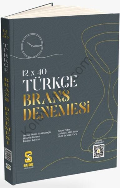 Süre Yayınları TYT Türkçe 12 x 40 Branş Denemesi