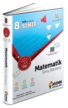 Aydın Yayınları 8. Sınıf Matematik Üç Adım Soru Bankası