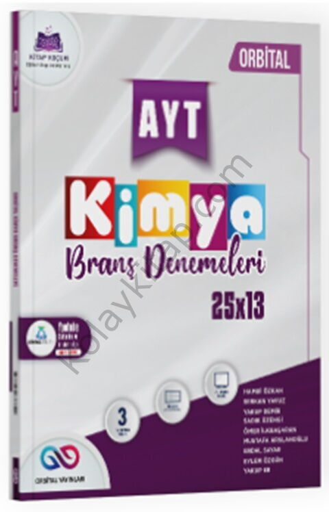 Orbital Yayınları AYT Kimya 25 x 13 Branş Denemeleri
