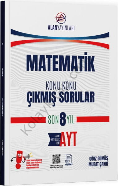 Alan Yayınları AYT Matematik Konu Konu Çıkmış Sorular Son 8 Yıl