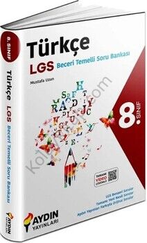 Aydın Yayınları 8. Sınıf LGS Türkçe Beceri Temelli Soru Bankası