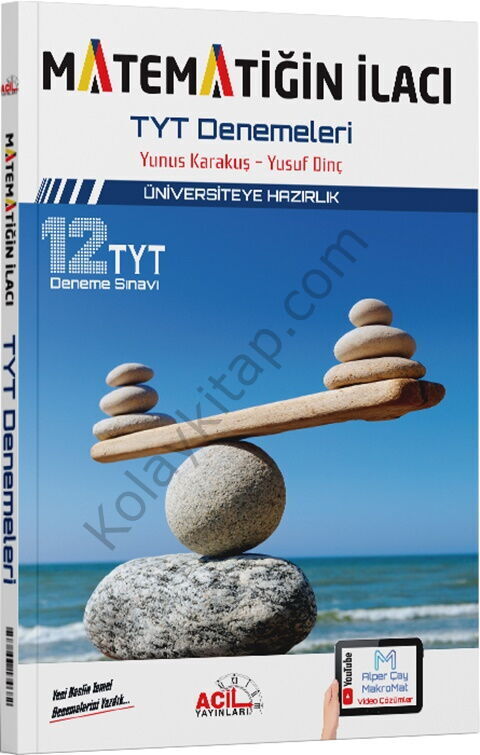 Acil Yayınları TYT Matematiğin İlacı Matematik Denemeleri