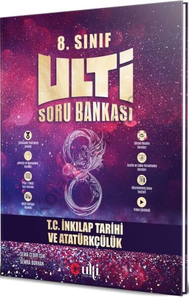 Ulti Yayınları 8. Sınıf LGS T.C. İnkılap Tarihi ve Atatürkçülük  Soru Bankası