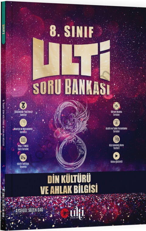 Ulti Yayınları 8. Sınıf LGS Din Kültürü ve Ahlak Bilgisi  Soru Bankası
