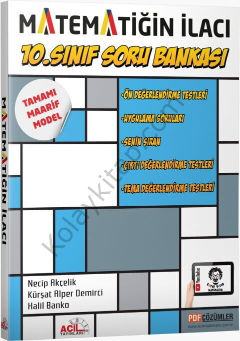 Acil Yayınları 10. Sınıf Matematiğin İlacı Soru Bankası