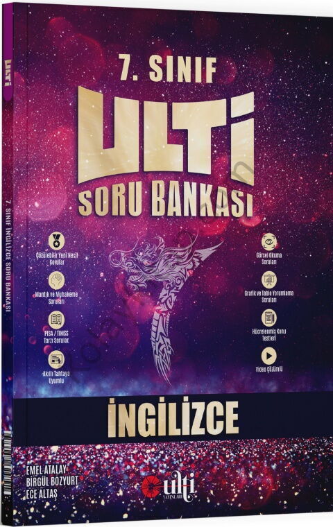 Ulti Yayınları 7. Sınıf İngilizce  Soru Bankası