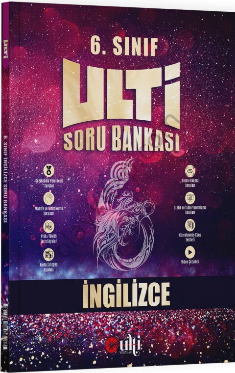 Ulti Yayınları 6. Sınıf İngilizce  Soru Bankası