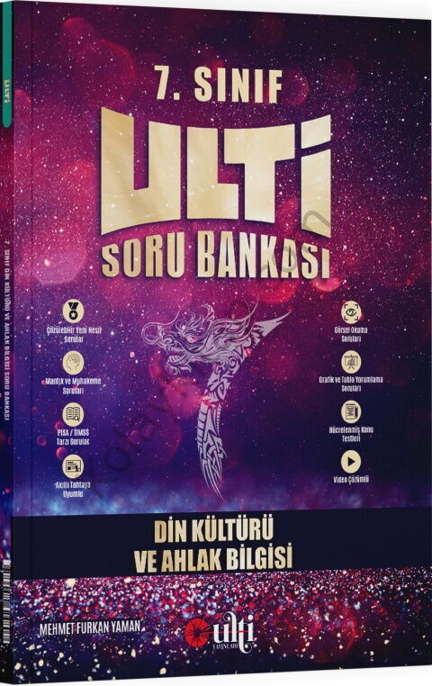 Ulti Yayınları 7. Sınıf Din Kültürü ve Ahlak Bilgisi  Soru Bankası