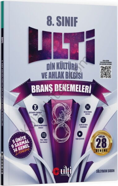 Ulti Yayınları 8. Sınıf LGS Din Kültürü ve Ahlak Bilgisi  Denemeleri