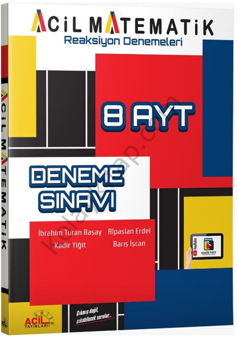 Acil Yayınları AYT Rejenerasyon 8 li Denemeleri