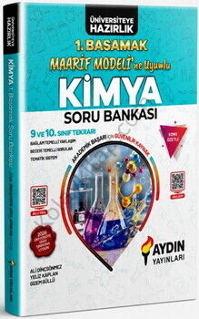 Aydın Yayınları Kimya Maarif Modeline Uyumlu 1. Basamak Soru Bankası