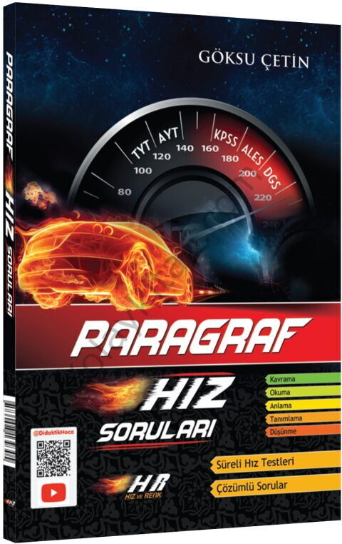 Hız ve Renk Yayınları TYT AYT KPSS ALES DGS Paragraf Hız Soruları