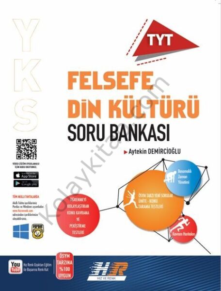 Hız ve Renk TYT Felsefe Din Kültürü Soru Bankası