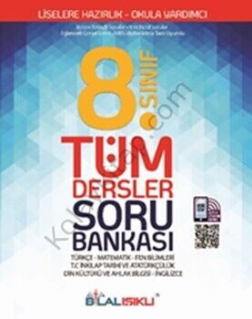 Bilal Işıklı Yayınları 8. Sınıf Tüm Dersler Soru Bankası