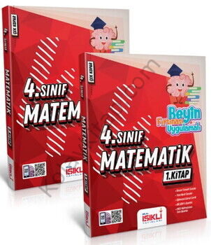 Bilal Işıklı Yayınları 4. Sınıf Matematik Beyin Fırtınası Uygulamalı Soru Bankası Seti