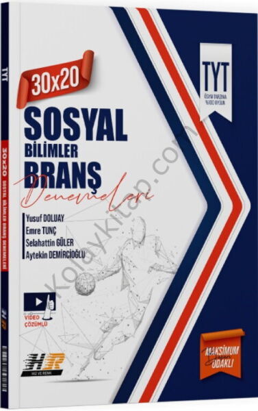 Hız ve Renk Yayınları TYT Sosyal Bilimler 30 x 20 Denemeleri