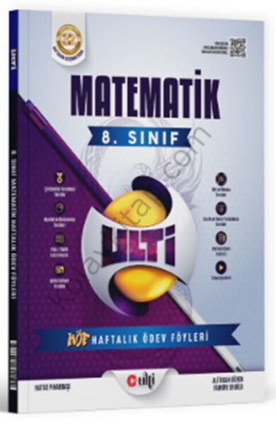 Ulti Yayınları 8. Sınıf LGS Matematik  Haftalık Ödev Föyleri