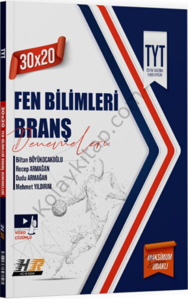 Hız ve Renk Yayınları TYT Fen Bilimleri 30 x 20 Denemeleri