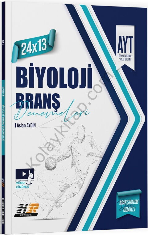 Hız ve Renk Yayınları AYT Biyoloji 24 x 13 Denemeleri