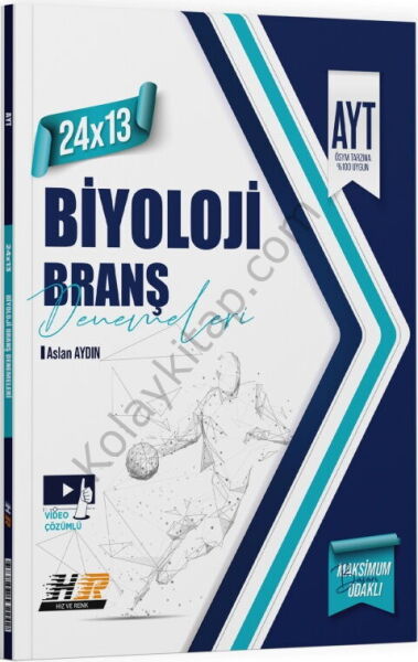Hız ve Renk Yayınları AYT Biyoloji 24 x 13 Denemeleri
