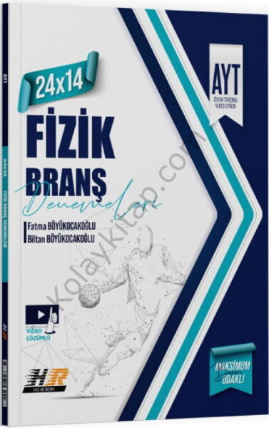 Hız ve Renk Yayınları AYT Fizik 24 x 14 Denemeleri