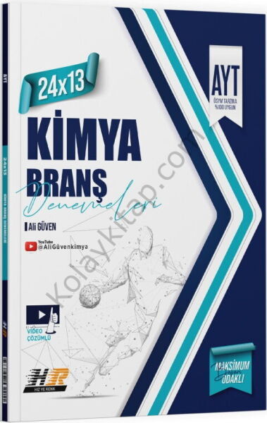 Hız ve Renk Yayınları AYT Kimya 24 x 13 Denemeleri