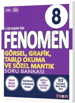 Fenomen Okul Yayınları 8. Sınıf Görsel Grafik Tablo ve Sözel Mantık Soru Bankası