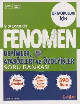 Fenomen Okul Yayınları 8. Sınıf Deyimler Atasözleri ve Özdeyişler Soru Bankası