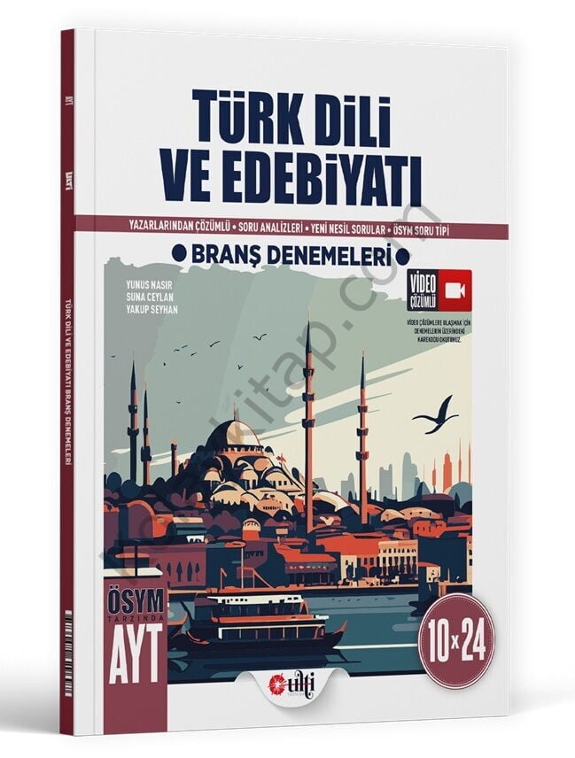 Ulti Yayınları AYT Türk Dili ve Edebiyatı 10 x 24 Branş Denemeleri