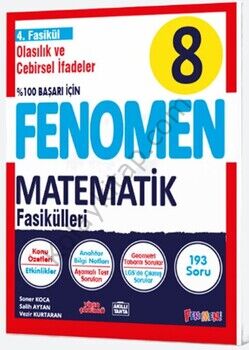 Fenomen Okul Yayınları 8. Sınıf Olasıılık ve Cebirsel İfadeler Fenomen Fasikülü
