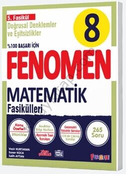 Fenomen Okul Yayınları 8. Sınıf Doğrusal ve Eşitsizlikler Fenomen Fasikülü