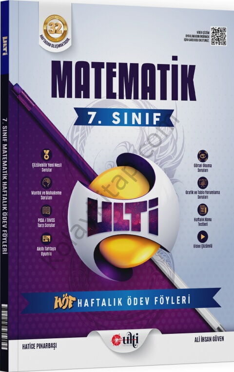 Ulti Yayınları 7. Sınıf Matematik Haftalık Ödev Föyleri