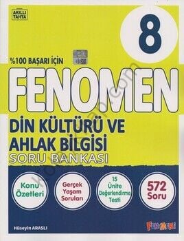 Fenomen Okul Yayınları 8. Sınıf Din Kültürü ve Ahlak Bilgisi Soru Bankası