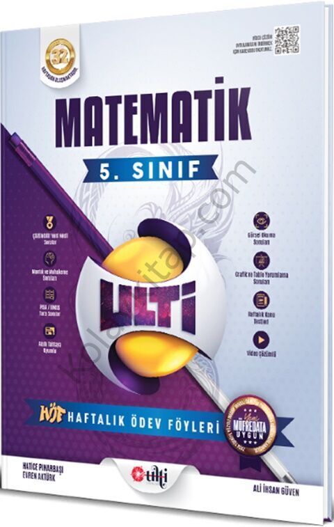 Ulti Yayınları 5. Sınıf Matematik Haftalık Ödev Föyleri