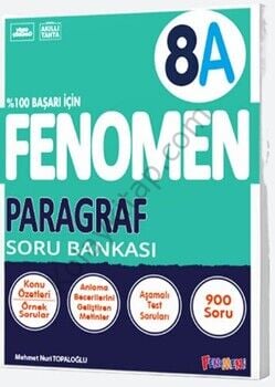 Fenomen Okul Yayınları 8. Sınıf Paragraf A Fenomen Soru Bankası