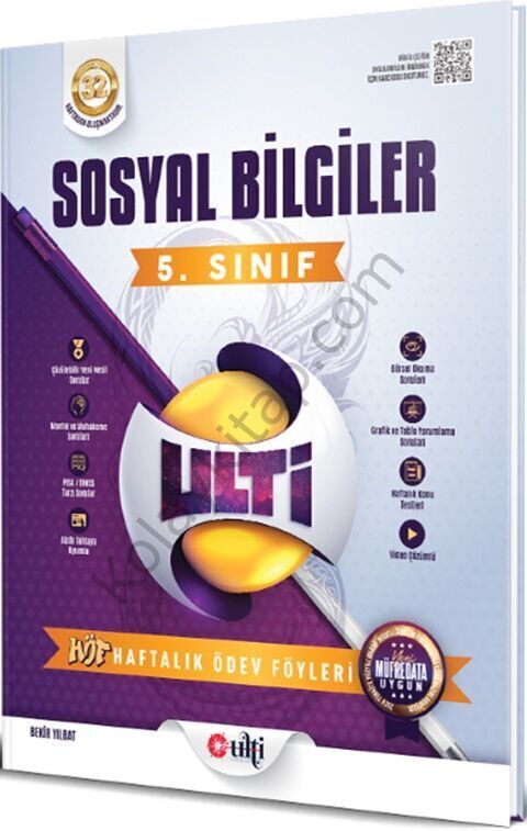Ulti Yayınları 5. Sınıf Sosyal Bilgiler Haftalık Ödev Föyleri