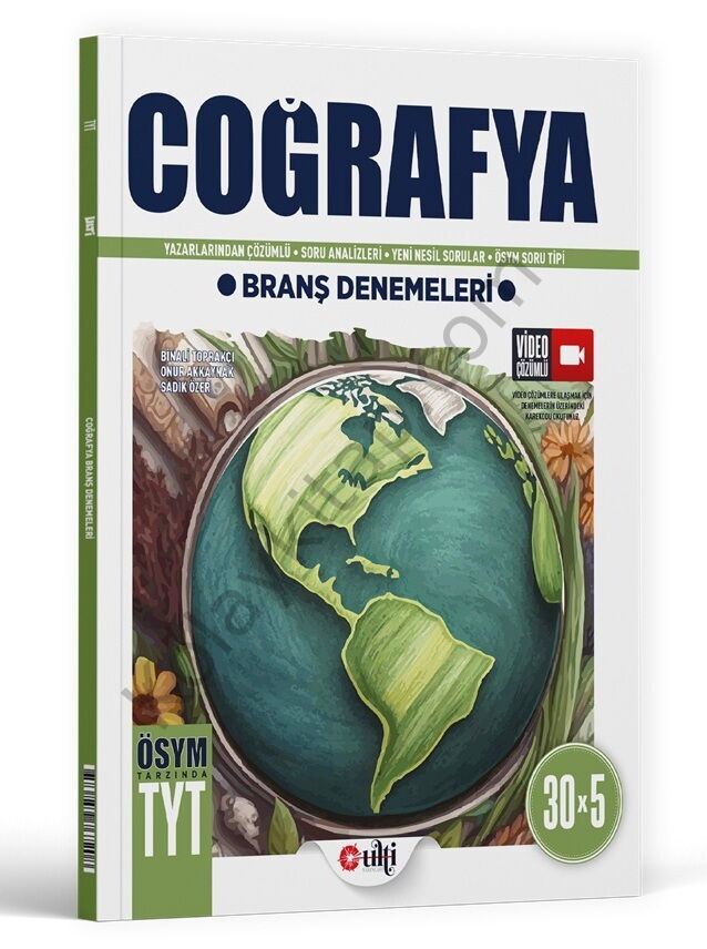 Ulti Yayınları TYT Coğrafya 30 x 5 Branş Denemeleri