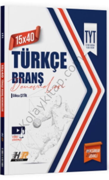 Hız ve Renk Yayınları TYT Türkçe 15 x 40 Denemeleri