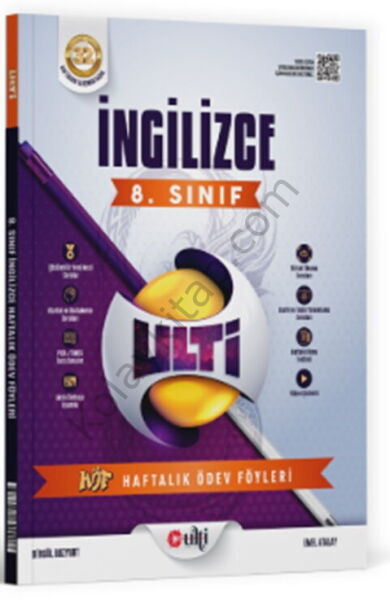 Ulti Yayınları 8. Sınıf LGS İngilizce Haftalık Ödev Föyleri
