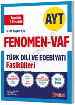 Fenomen Okul Yayınları AYT VAF Türk Dili ve Edebiyatı Fasikülleri Seti