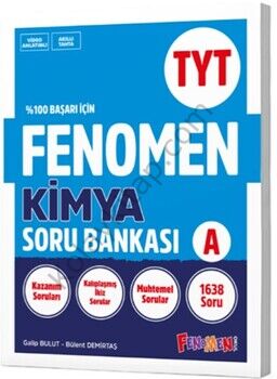Fenomen Okul Yayınları TYT Kimya A Soru Bankası