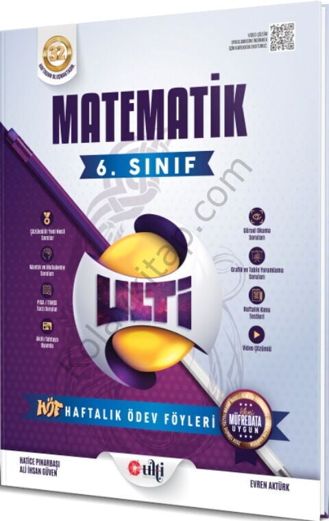 Ulti Yayınları 6. Sınıf Matematik Haftalık Ödev Föyleri